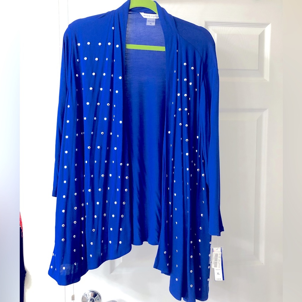 Peter Nygard drape front cardigan or shrug